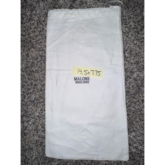 Women's Malone Souliers White Black One Size Shoe Dust Bag - Picture 1 of 4